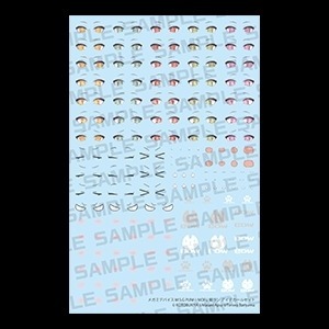 26年4月 女神裝置M.S.G PUNI☆MOFU 銀狼 EYE DECAL SET  水貼