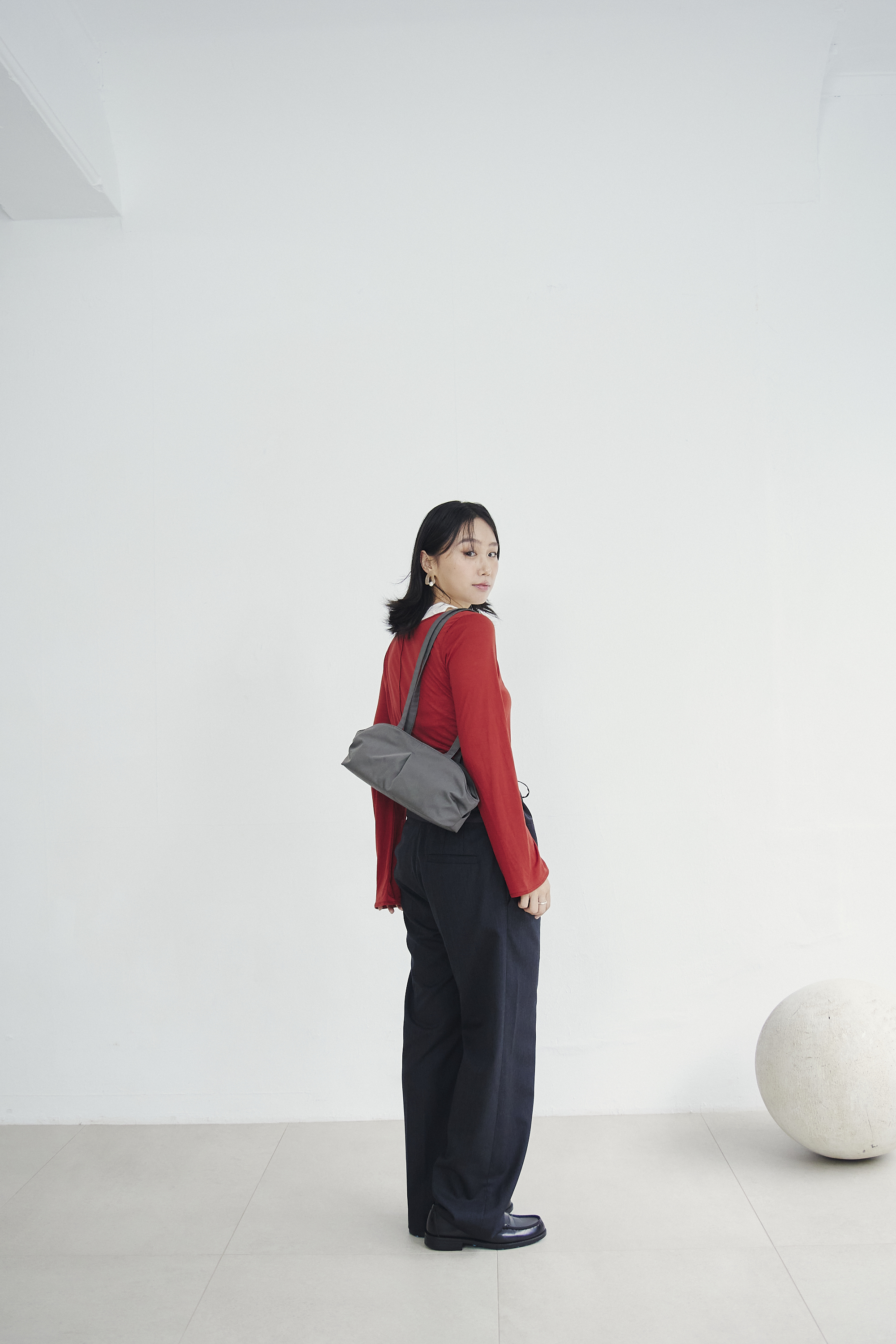 褶皺肩背包｜NETTA