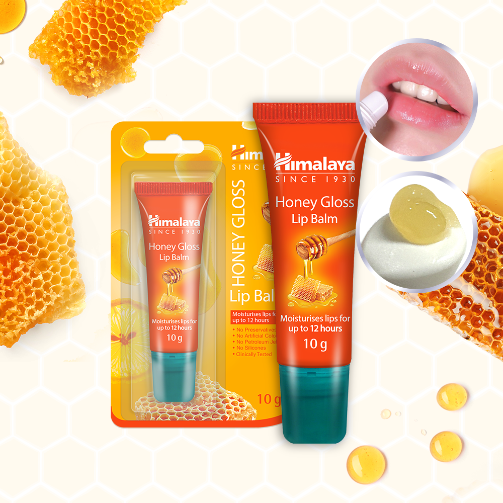 Himalaya 喜馬拉亞蜂蜜光澤保濕潤唇膏 Honey Gloss Lip Balm 10g