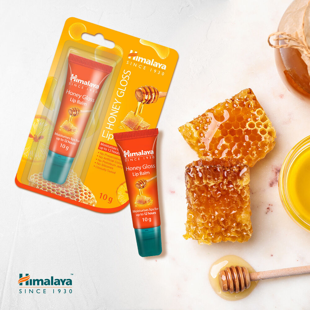 Himalaya 喜馬拉亞蜂蜜光澤保濕潤唇膏 Honey Gloss Lip Balm 10g