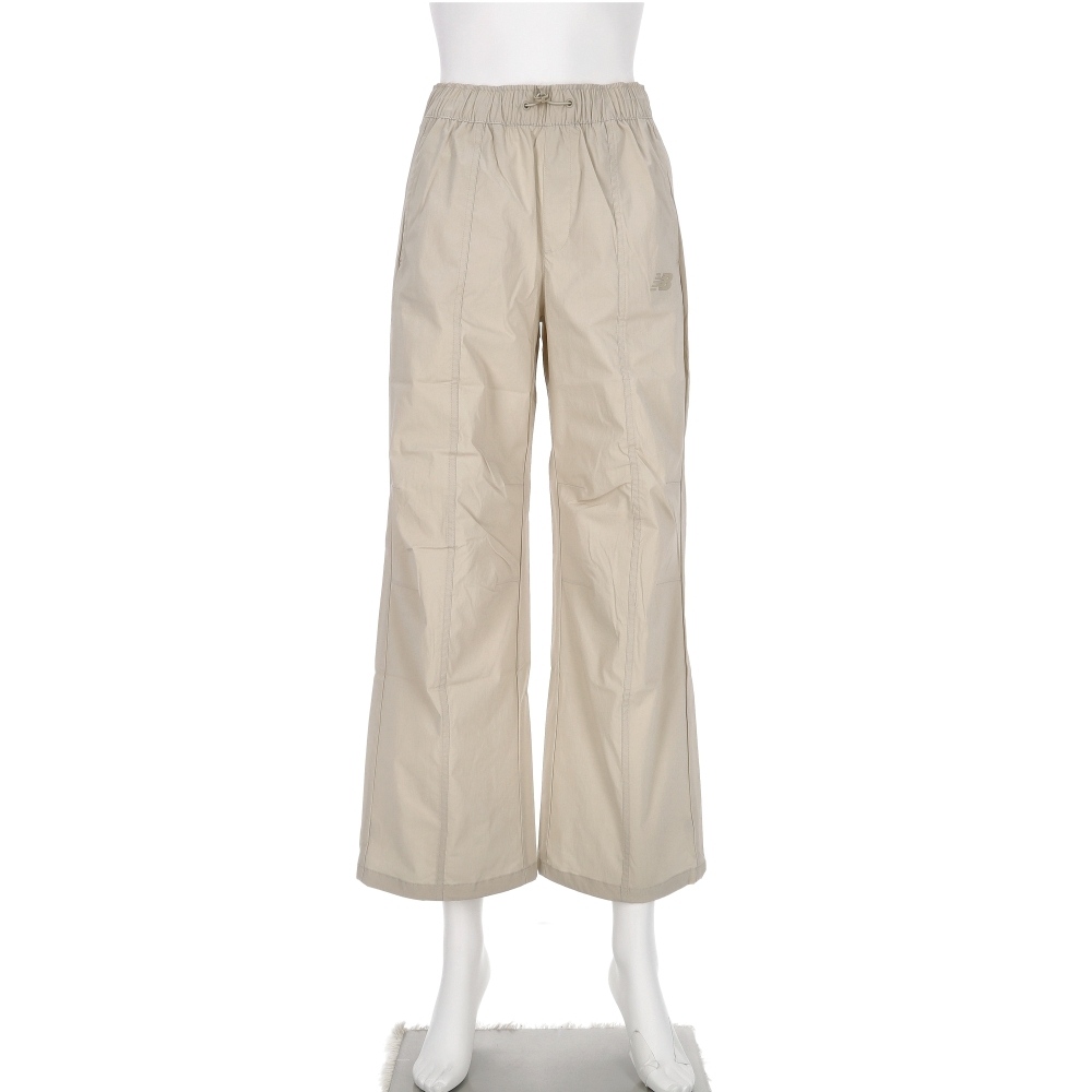 New Balance 女款 卡其色 NB 寬褲 直筒縮口 SDS 長褲 AWP53311SHY