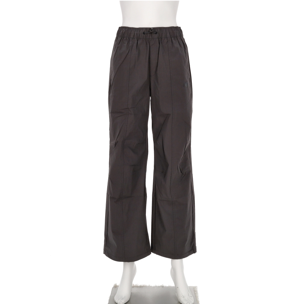 New Balance 女款 黑灰色 NB 寬褲 直筒縮口 SDS 長褲 AWP53311BLK