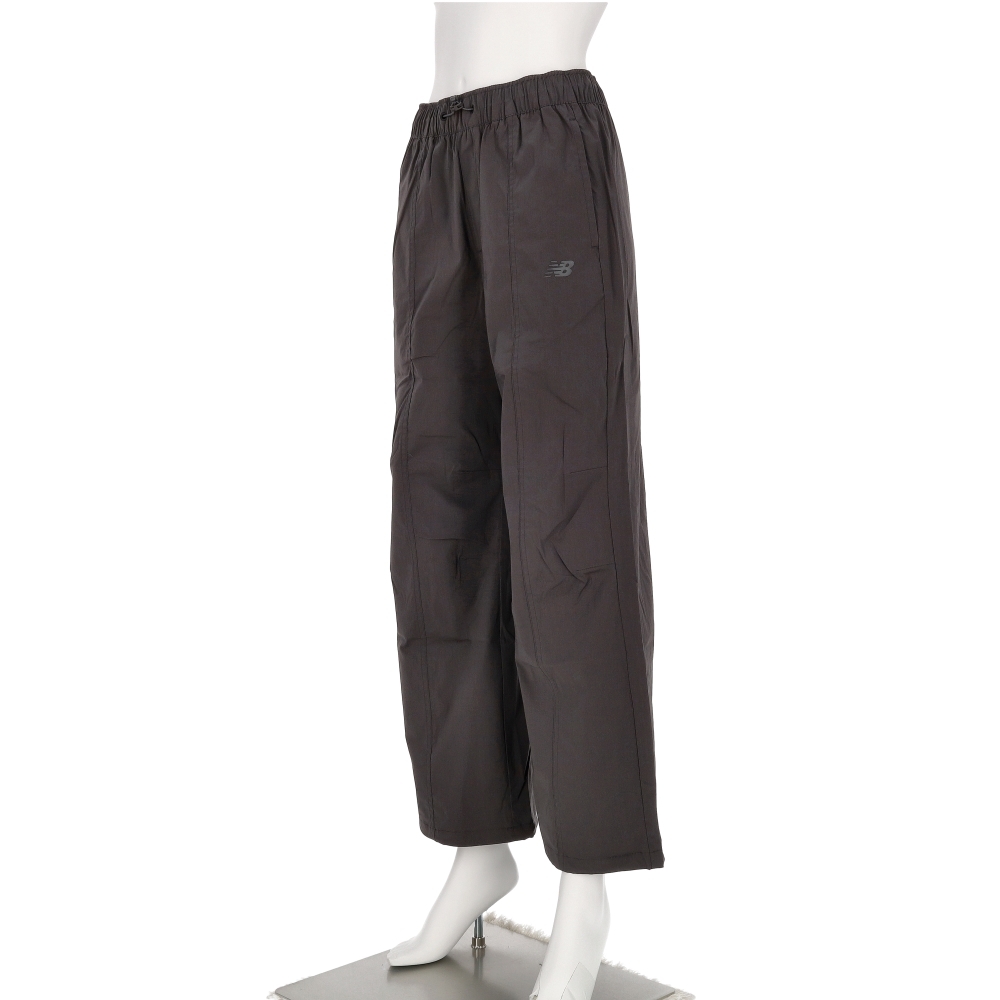 New Balance 女款 黑灰色 NB 寬褲 直筒縮口 SDS 長褲 AWP53311BLK