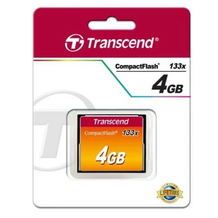 創見 TRANSCEND TS4GCF133 4GB CF Ultra 133X 記憶卡