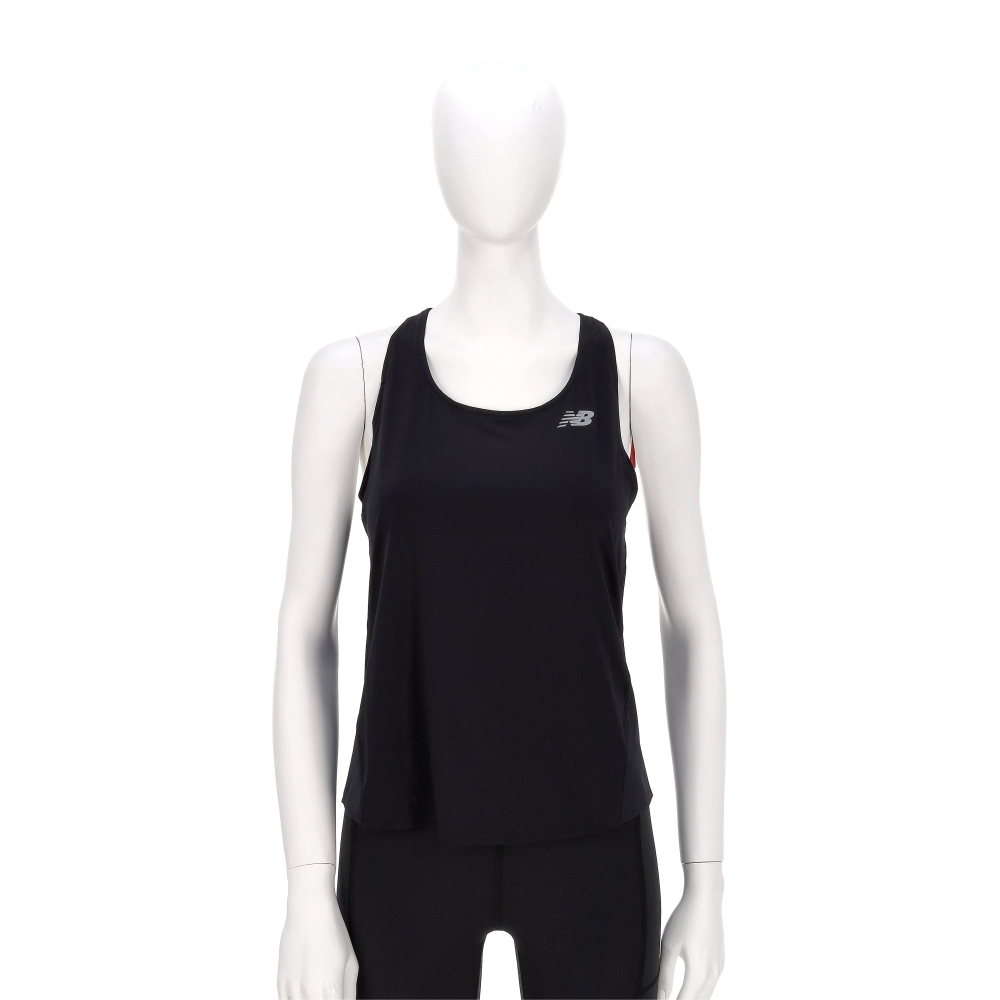 New Balance 女款 黑色 NB 美規 慢跑 訓練 速乾 排汗 運動 無袖上衣 背心 WT41290BK