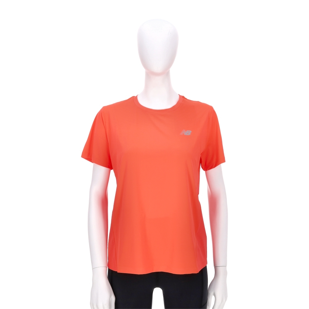 New Balance 女款 橘色 NB 美規 運動 訓練 快乾 排汗 上衣 短袖 WT51224URR