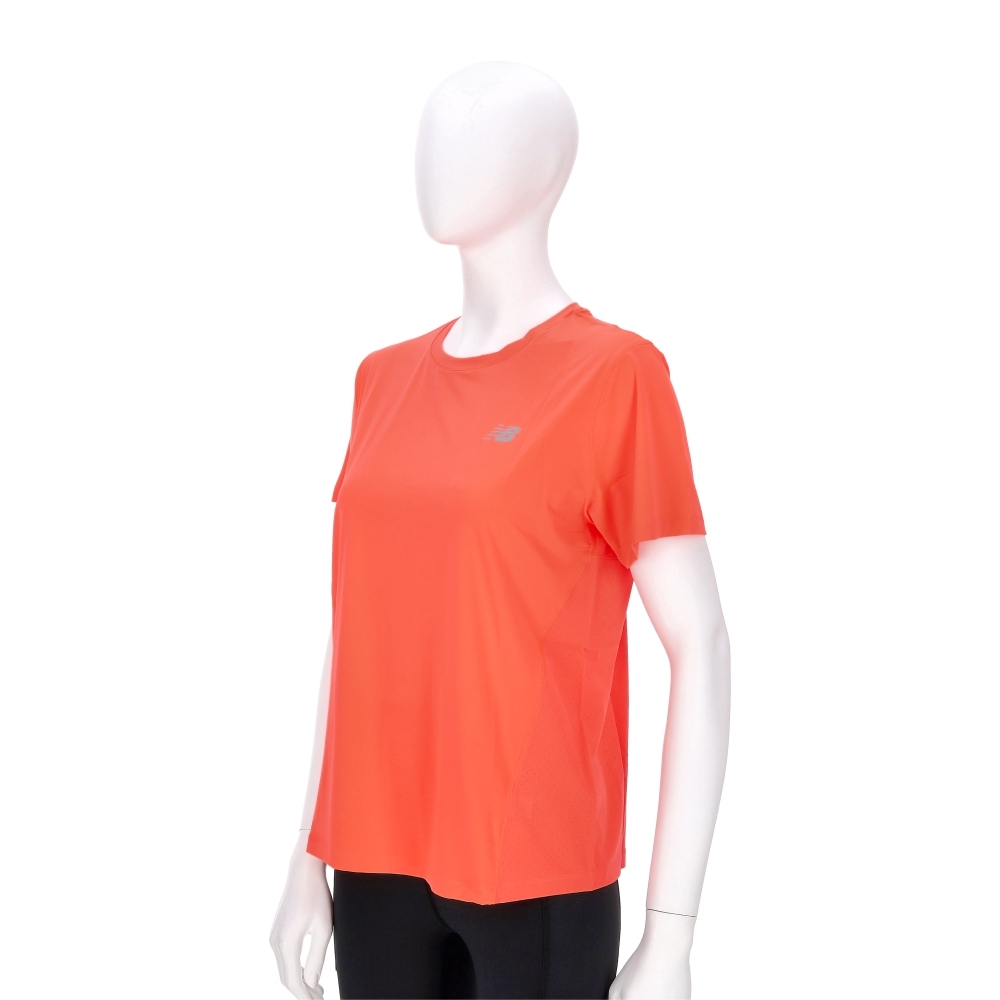 New Balance 女款 橘色 NB 美規 運動 訓練 快乾 排汗 上衣 短袖 WT51224URR