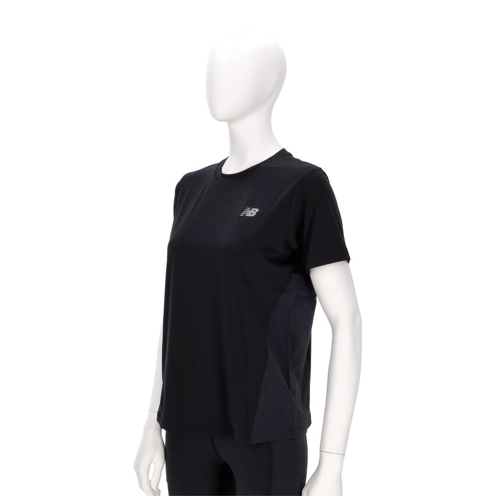 New Balance 女款 黑色 NB 美規 運動 訓練 快乾 排汗 上衣 短袖 WT51224BK