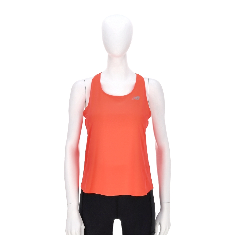 New Balance 女款 橘色 NB 美規 慢跑 訓練 速乾 排汗 運動 無袖上衣 背心 WT41290URR