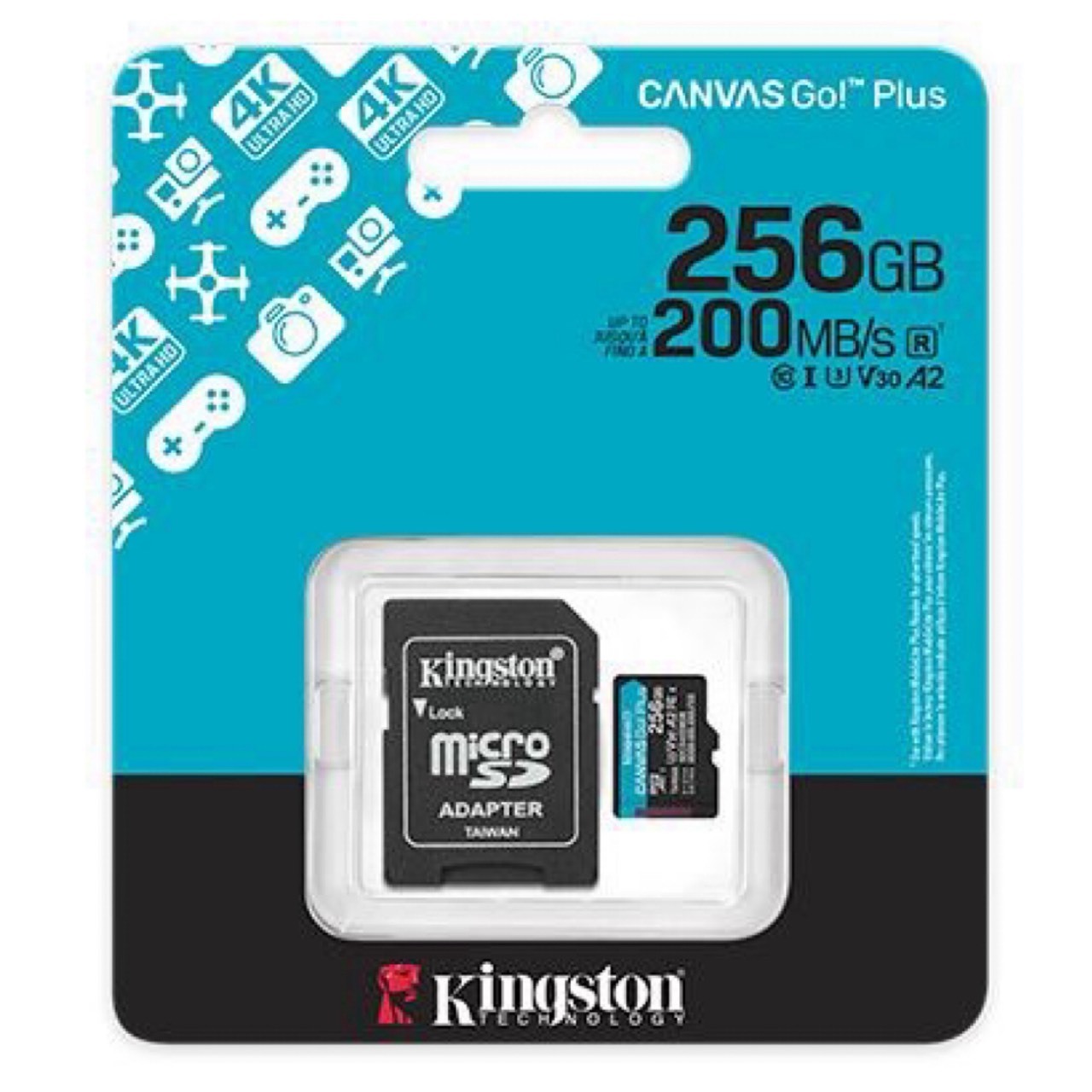 Kingston 金士頓 SDCG4 Canvas go Plus MicroSD 64G 128G 256G 512GB 記憶卡