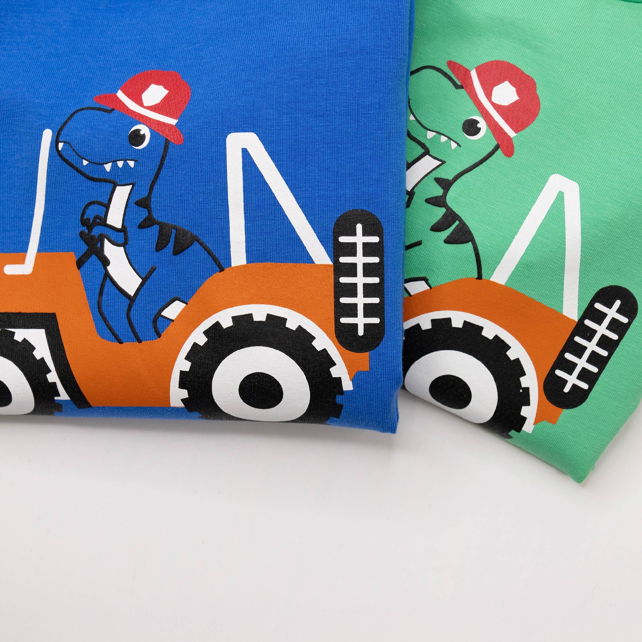 波紳士【22503】勤奮工作小恐龍圓領上衣＊二色