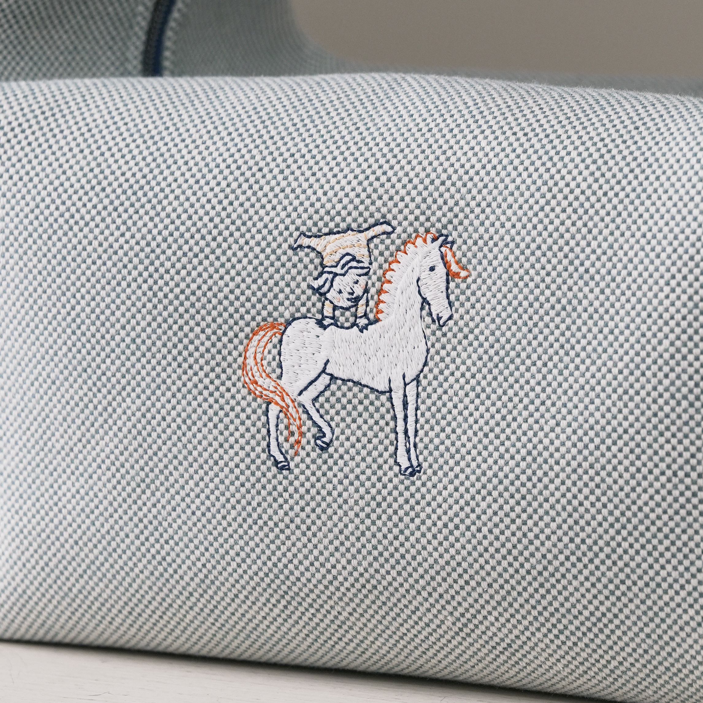 Hermes 刺繡獨角馬飯盒包