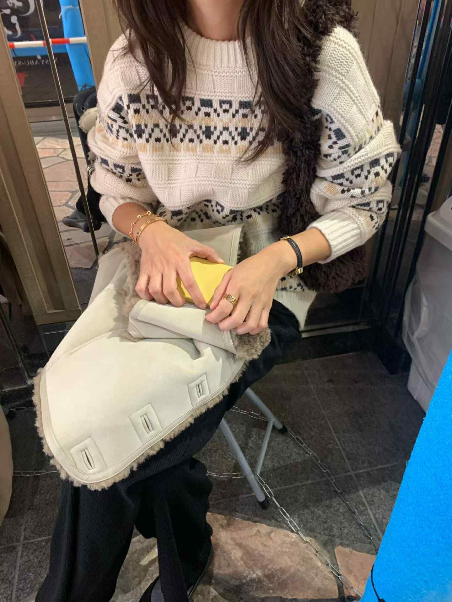 MA28 100%羊毛高紋理編織針織衫