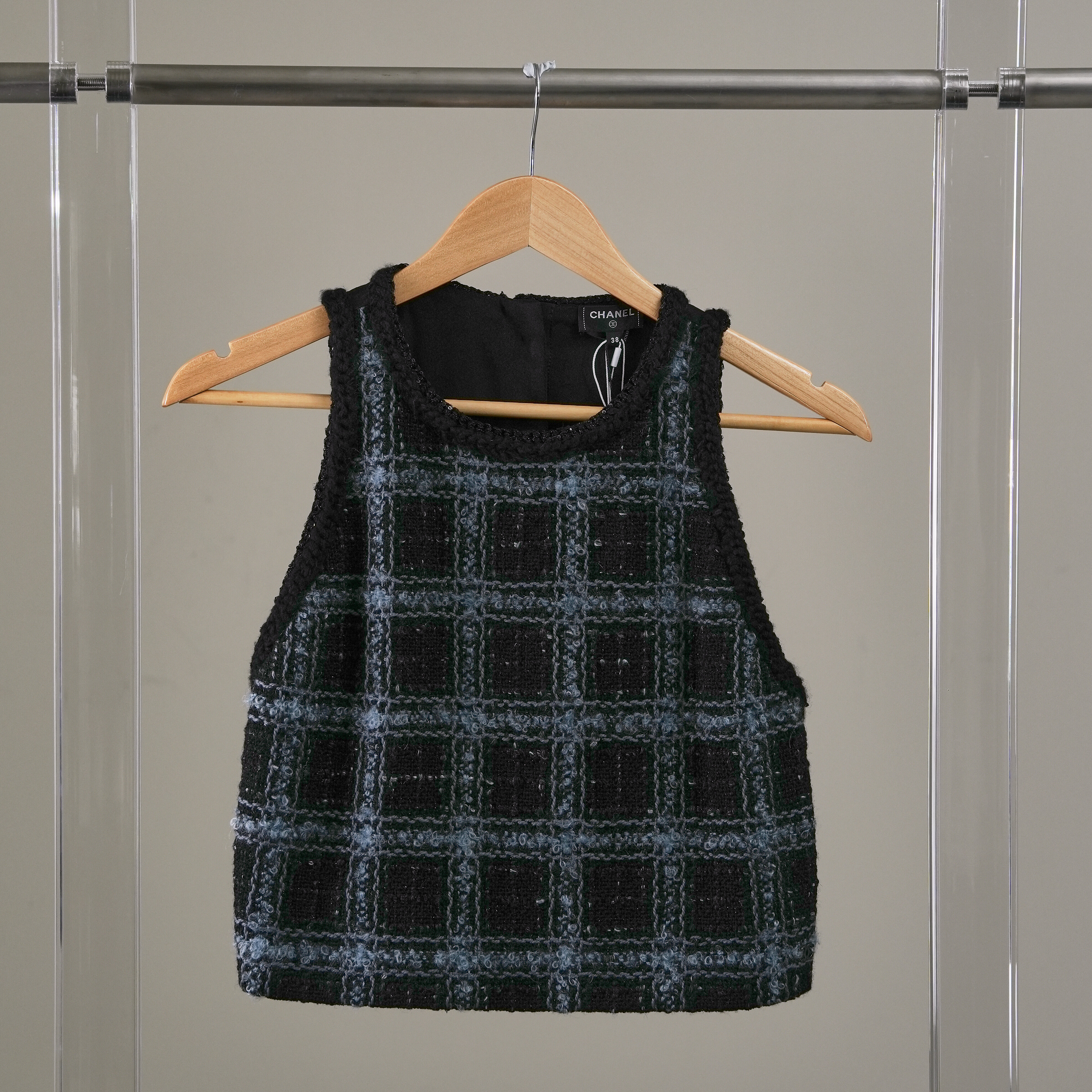 Chanel 24K格紋背心#38