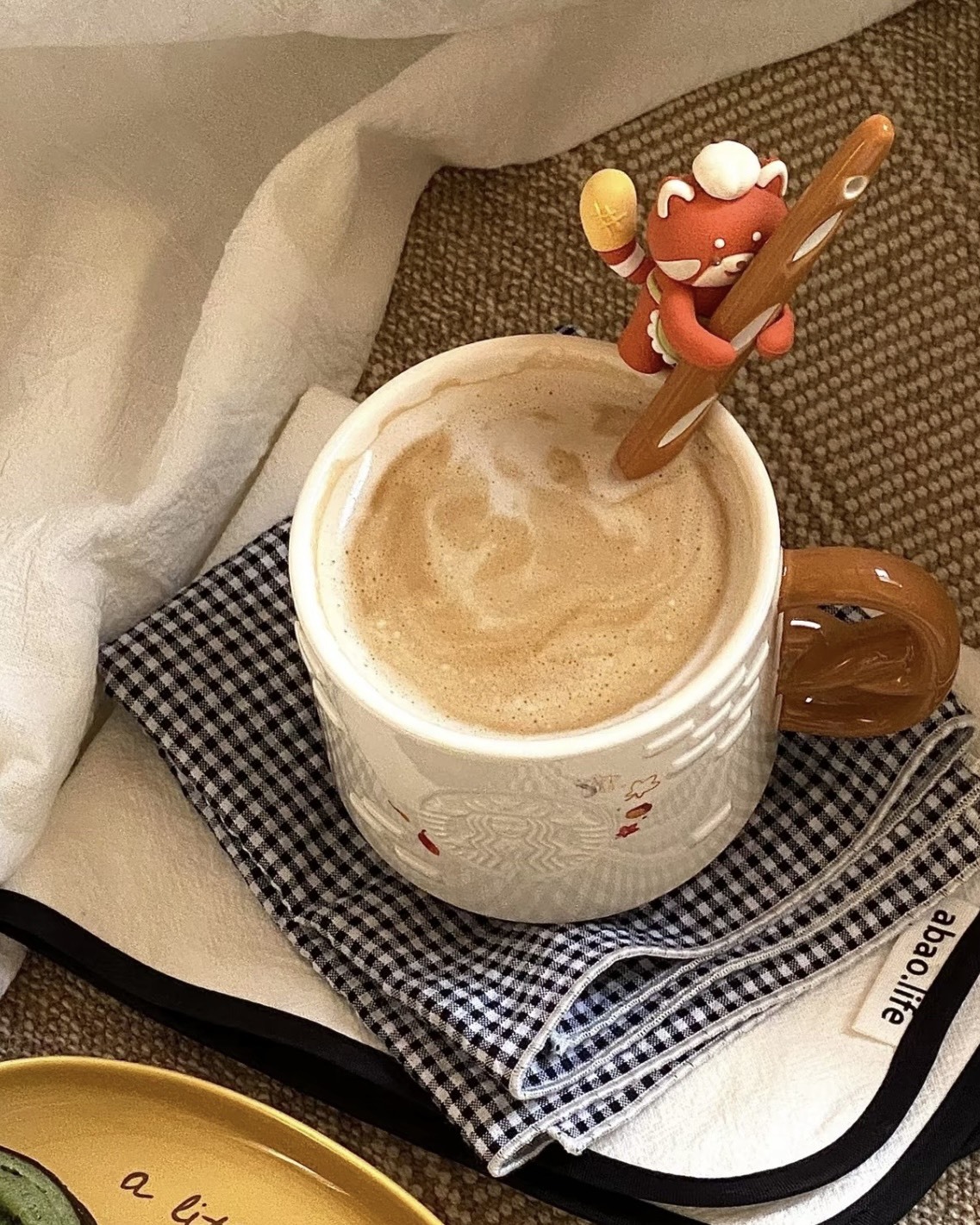 Starbucks 小熊甜品屋馬克杯 浣熊 秋日 星巴克