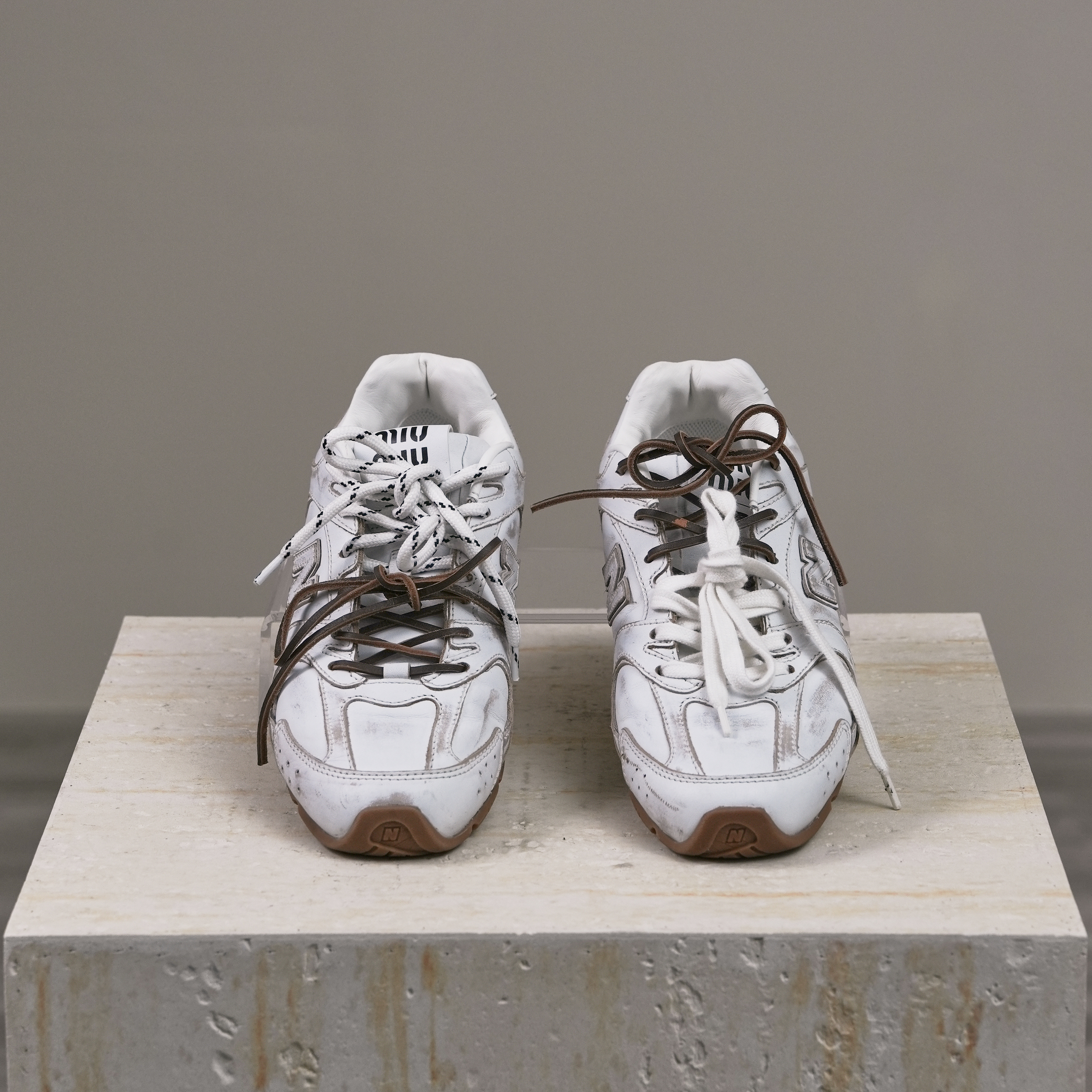 miu miu x newbalan 530復古運動鞋#37.5