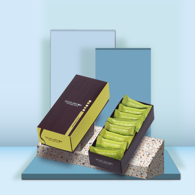 糖村-抹茶牛軋糖182g - 時尚輕巧伴手禮盒