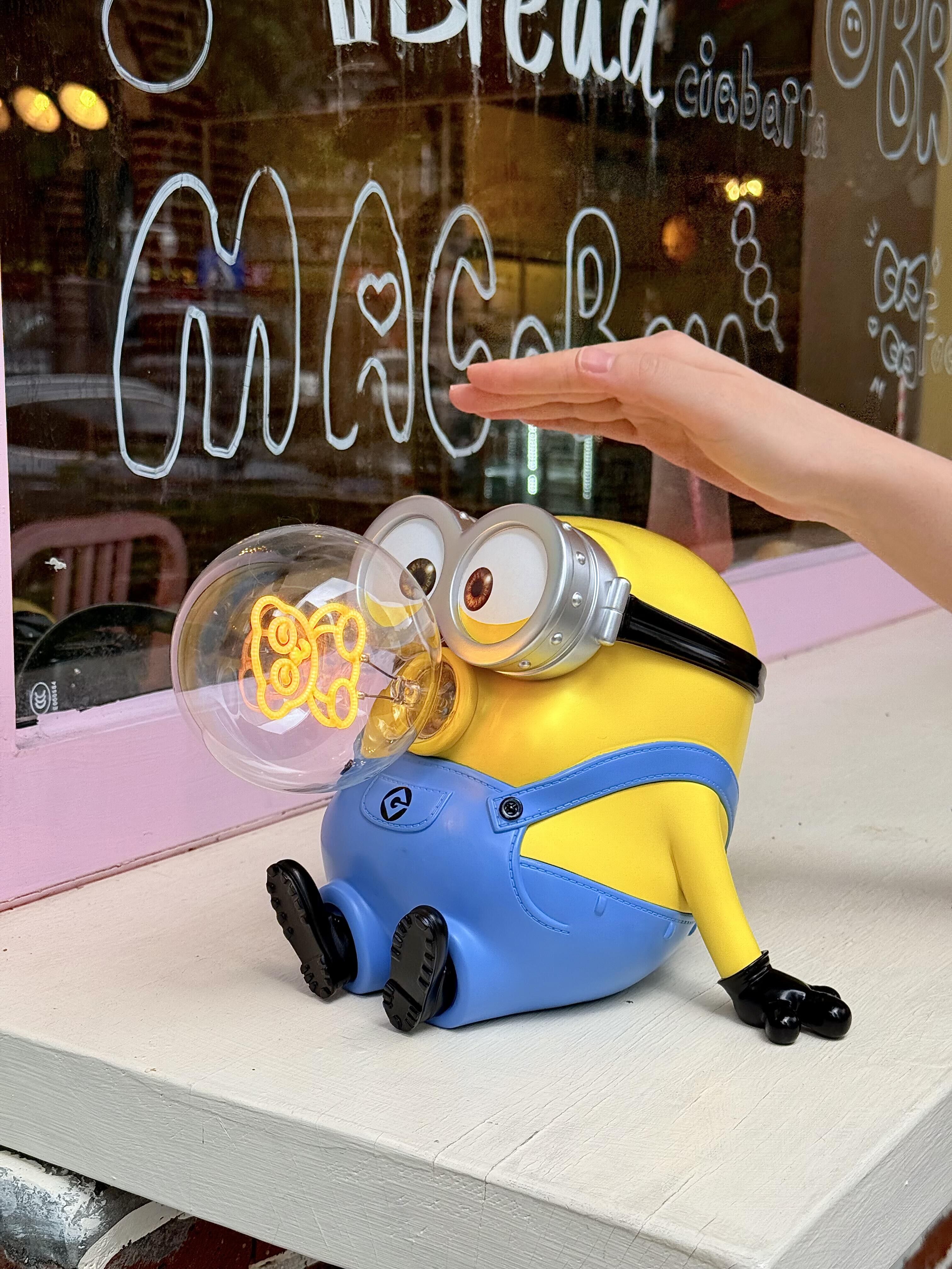 環球正版授權 Minions 小小兵吹泡泡燈 BOB泡泡燈 夜燈 公仔 Tim熊 小小兵/預購