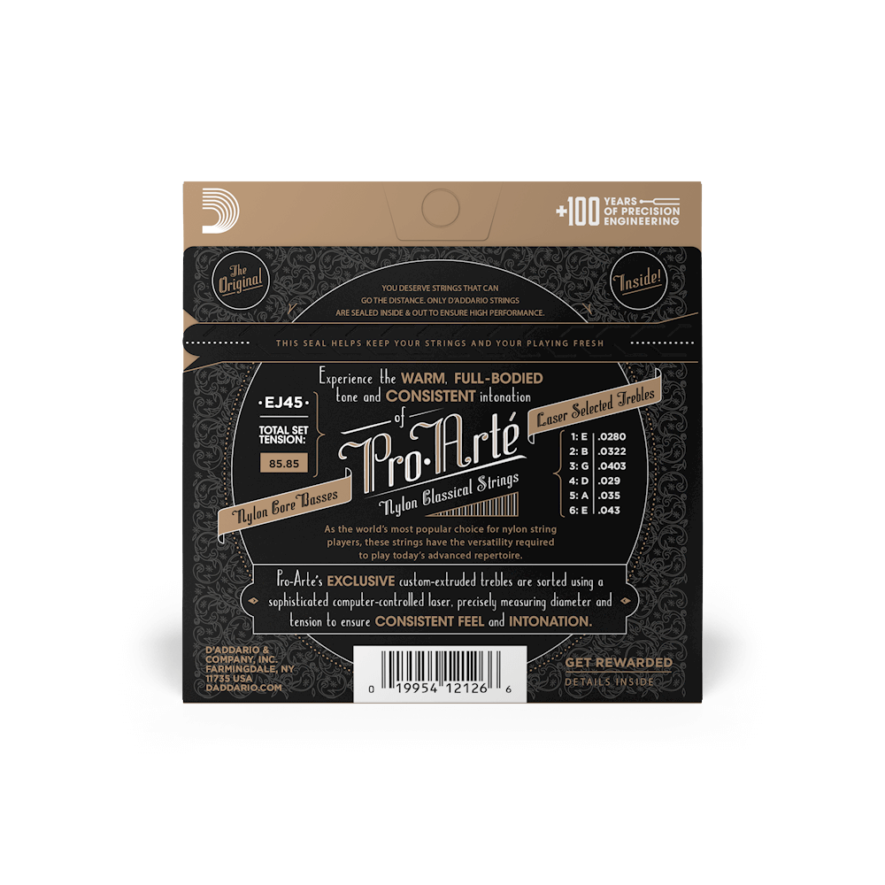 D'Addario Daddario / EJ45尼龍古典吉他弦 第 4 張圖片｜三峽吉他 / Bass