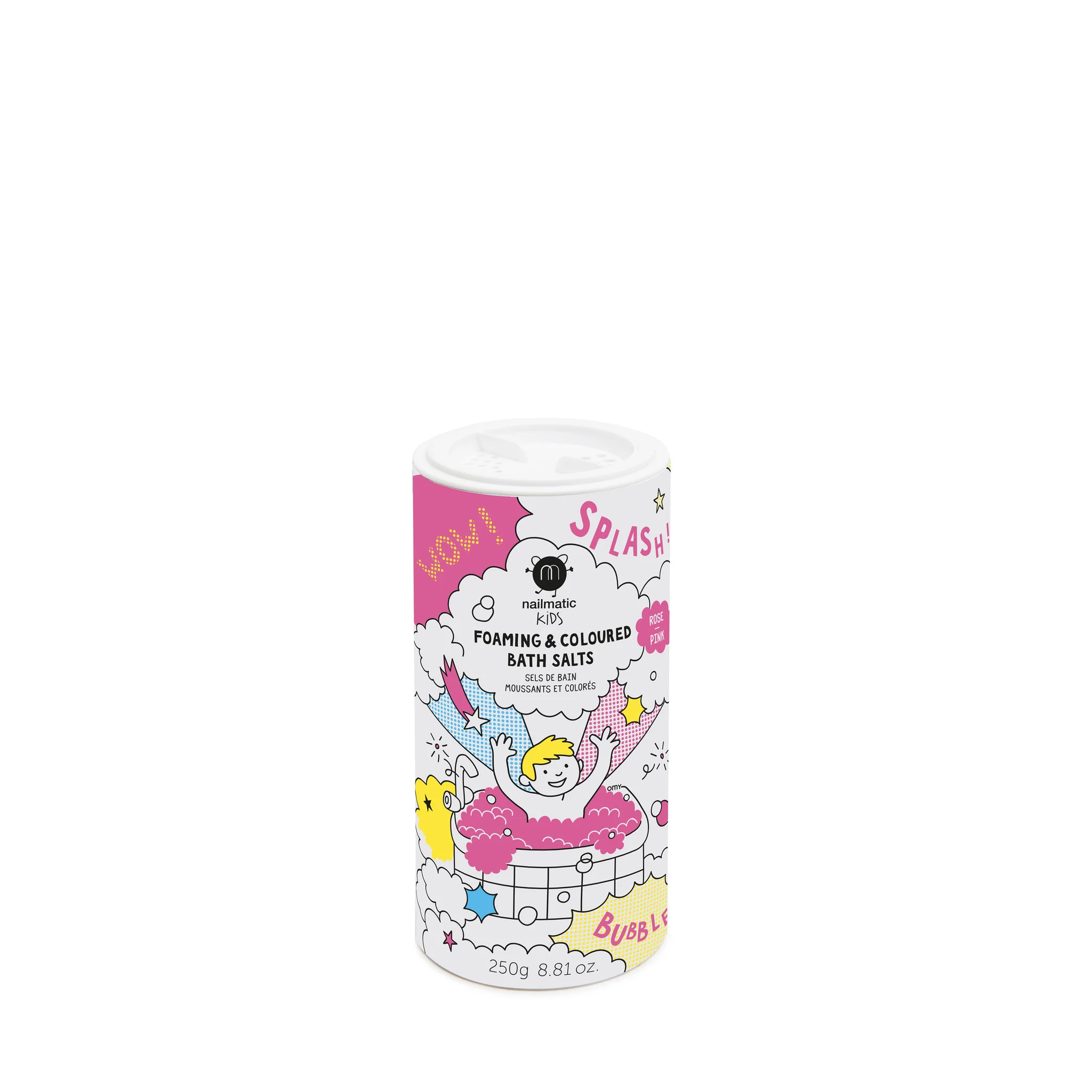 Nailmatic-FOAMING AND COLOURED BATHSALTS - PINK