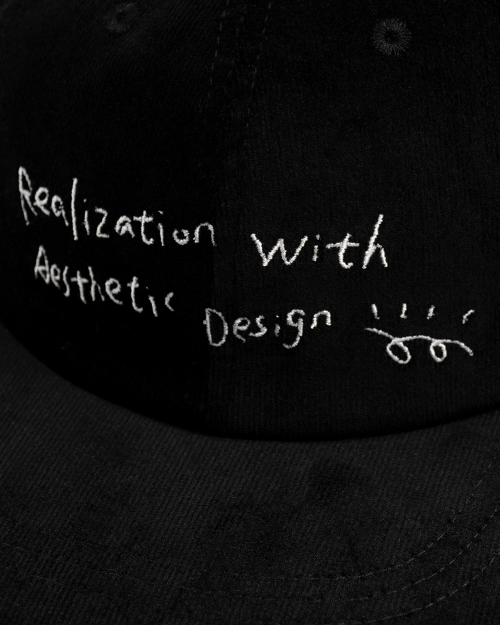 idealism Corduroy Cap 黑色 沙色 燈芯絨 平簷帽【ID25007】