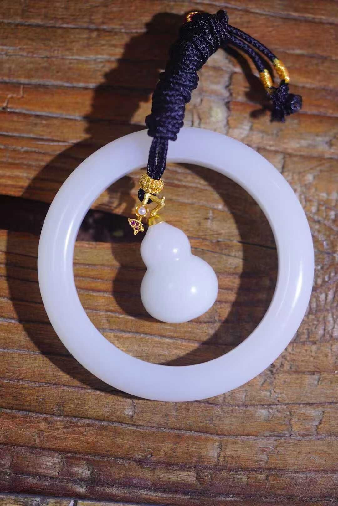 924721 52.5mm和田玉羊脂白玉手鐲 (52-54)