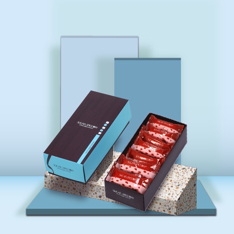 糖村-草莓牛軋糖210g - 時尚輕巧伴手禮盒