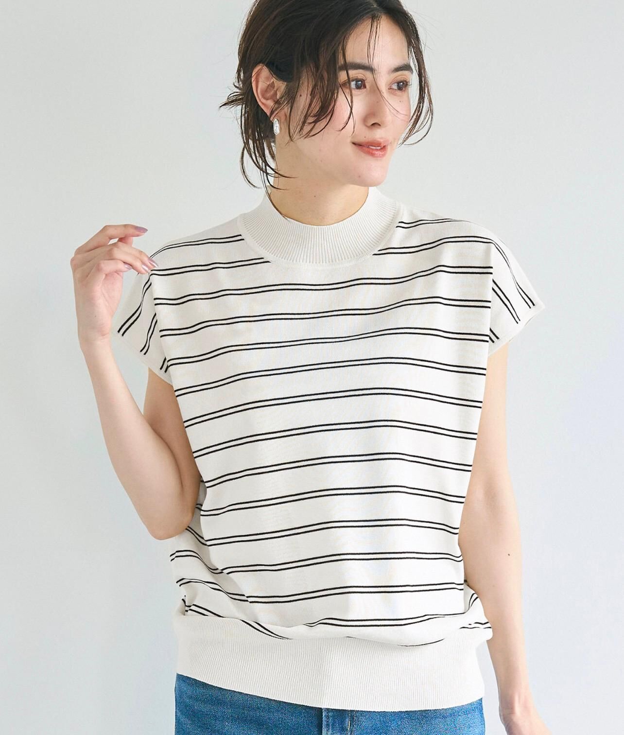 【預購】JN100804 coca 針織法式袖上衣