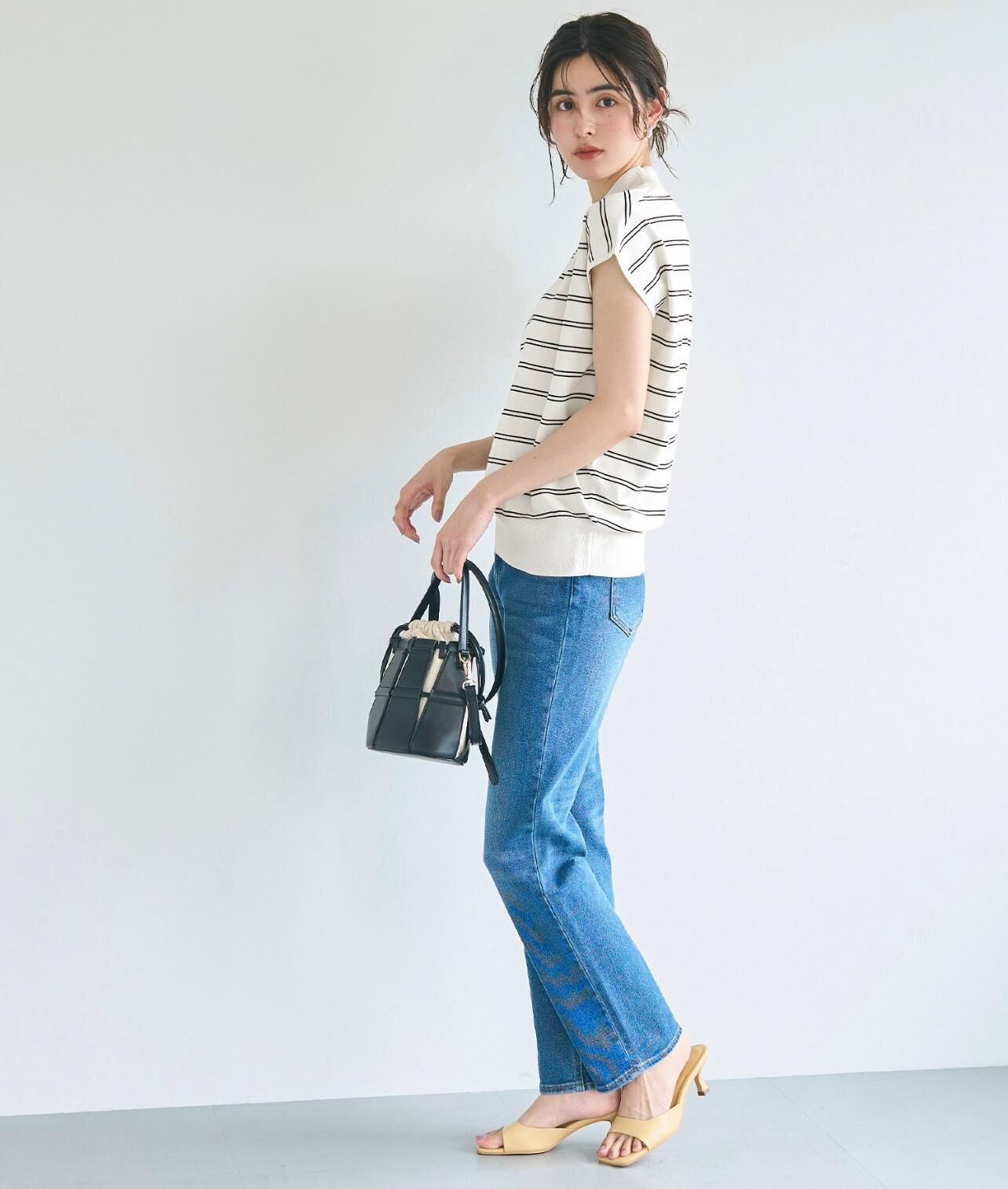 【預購】JN100804 coca 針織法式袖上衣