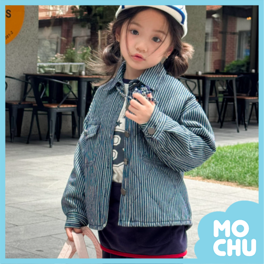 襯衫式厚棉牛仔外套(二色)