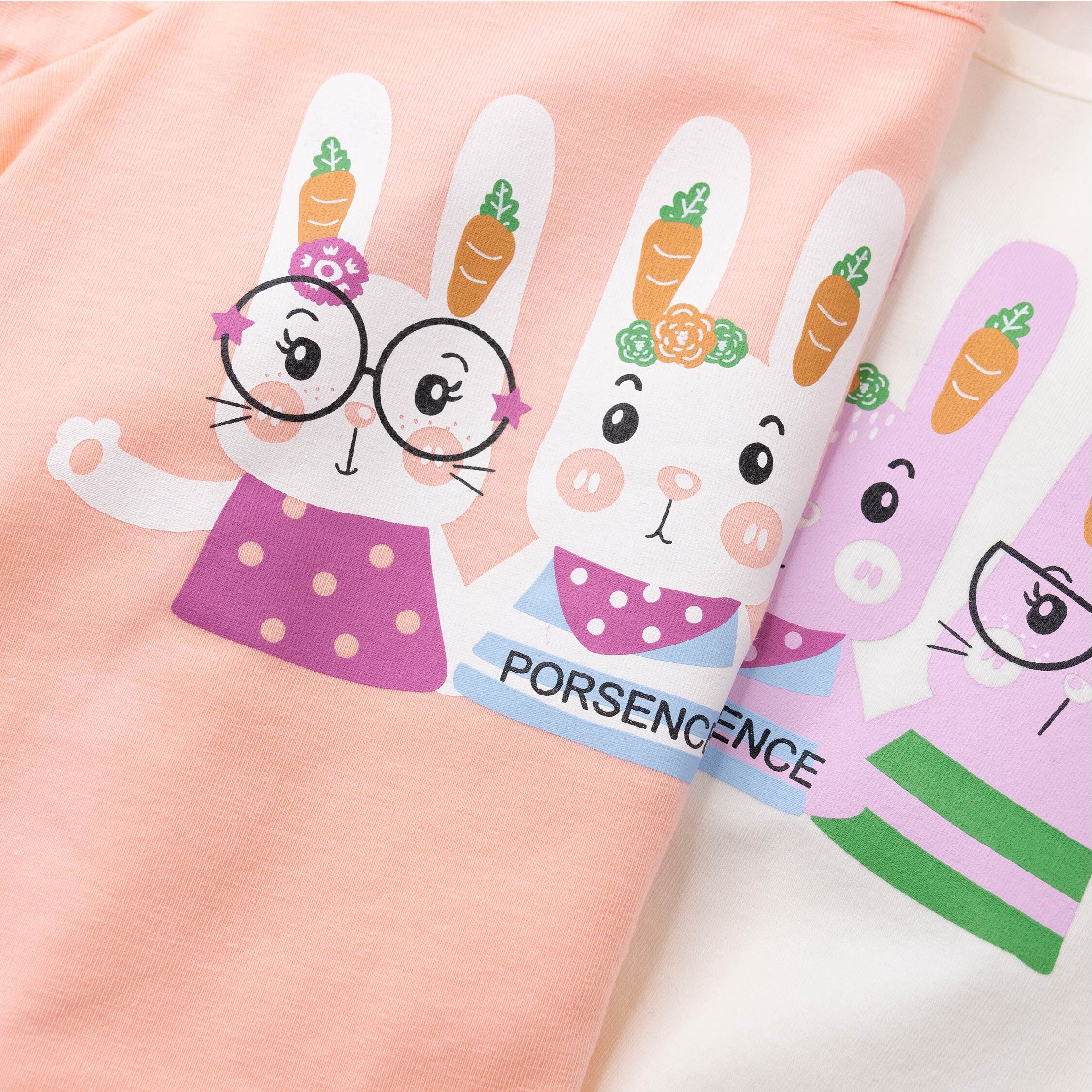 波紳士【22505】歡樂兔兔三姊妹舒適上衣＊二色