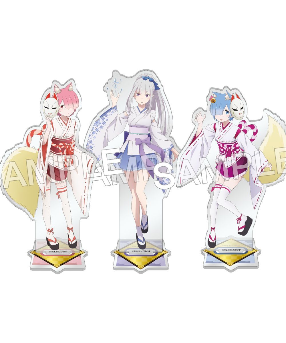 預購-「Re:從零開始的異世界生活」壓克力人形立牌 妖怪角色扮演 ver. 系列【日本進口精品】