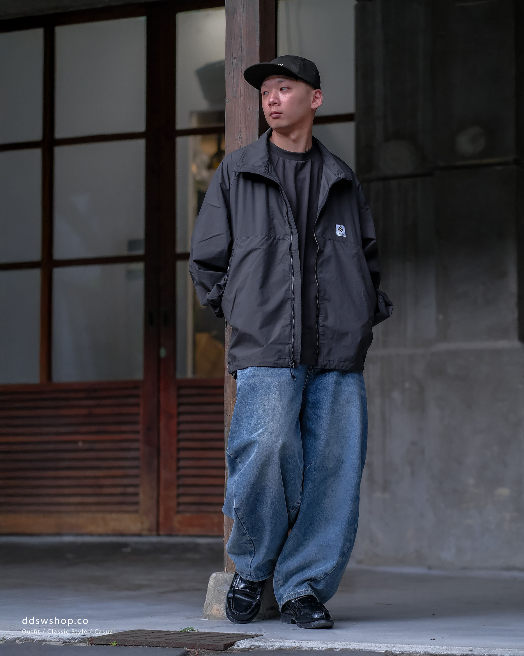 "代購" Columbia × FREAK'S STORE Imperial Park 尼龍立領 拉鍊外套