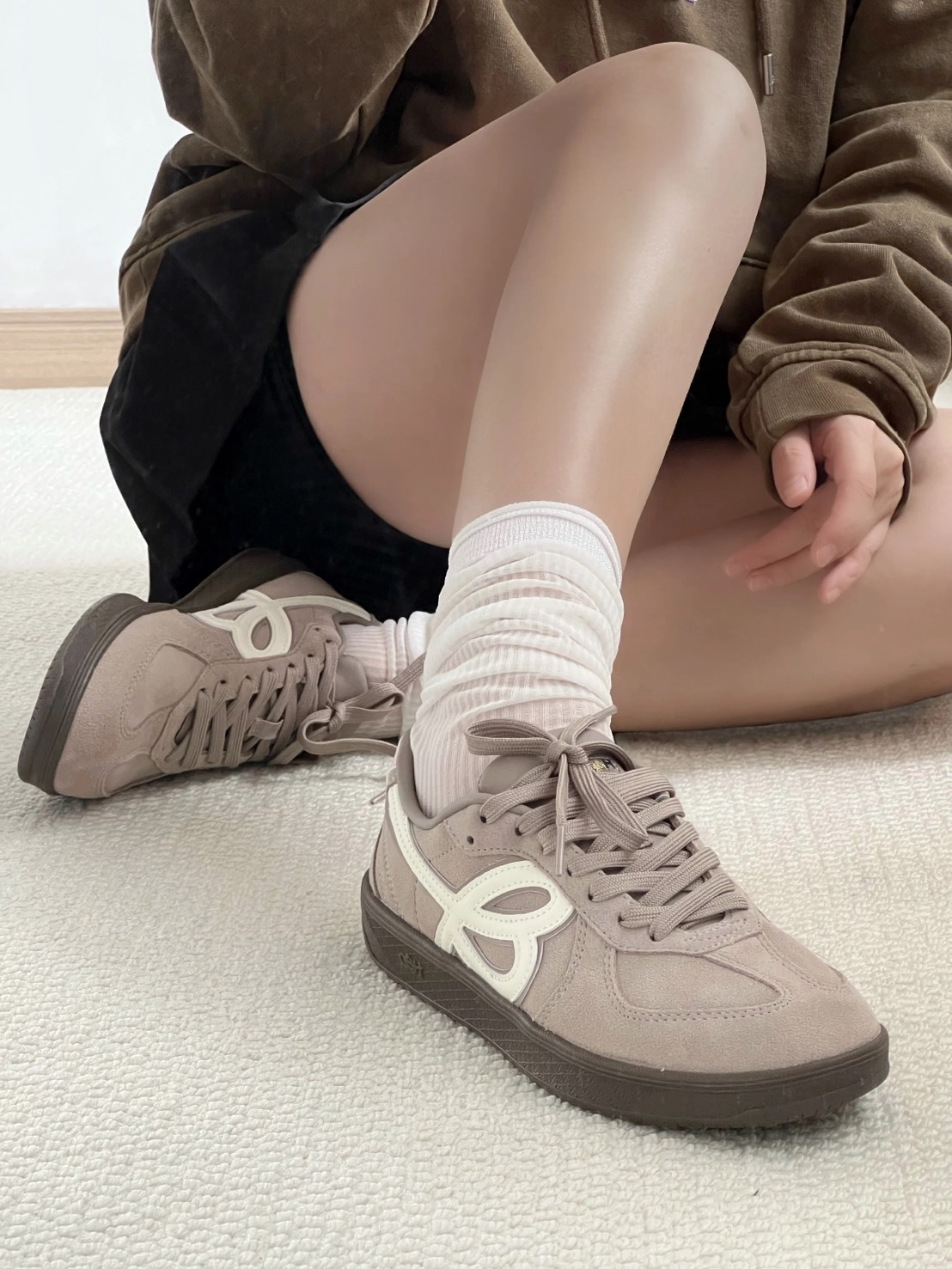 HBD x WE FLOWER 限定聯名 小花鞋 奶茶焦糖底