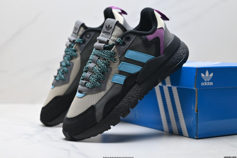 Adidas Originals Nite Jogger Winterized Fabric Mesh Sporty Minimalist 防滑耐磨低幫波鞋