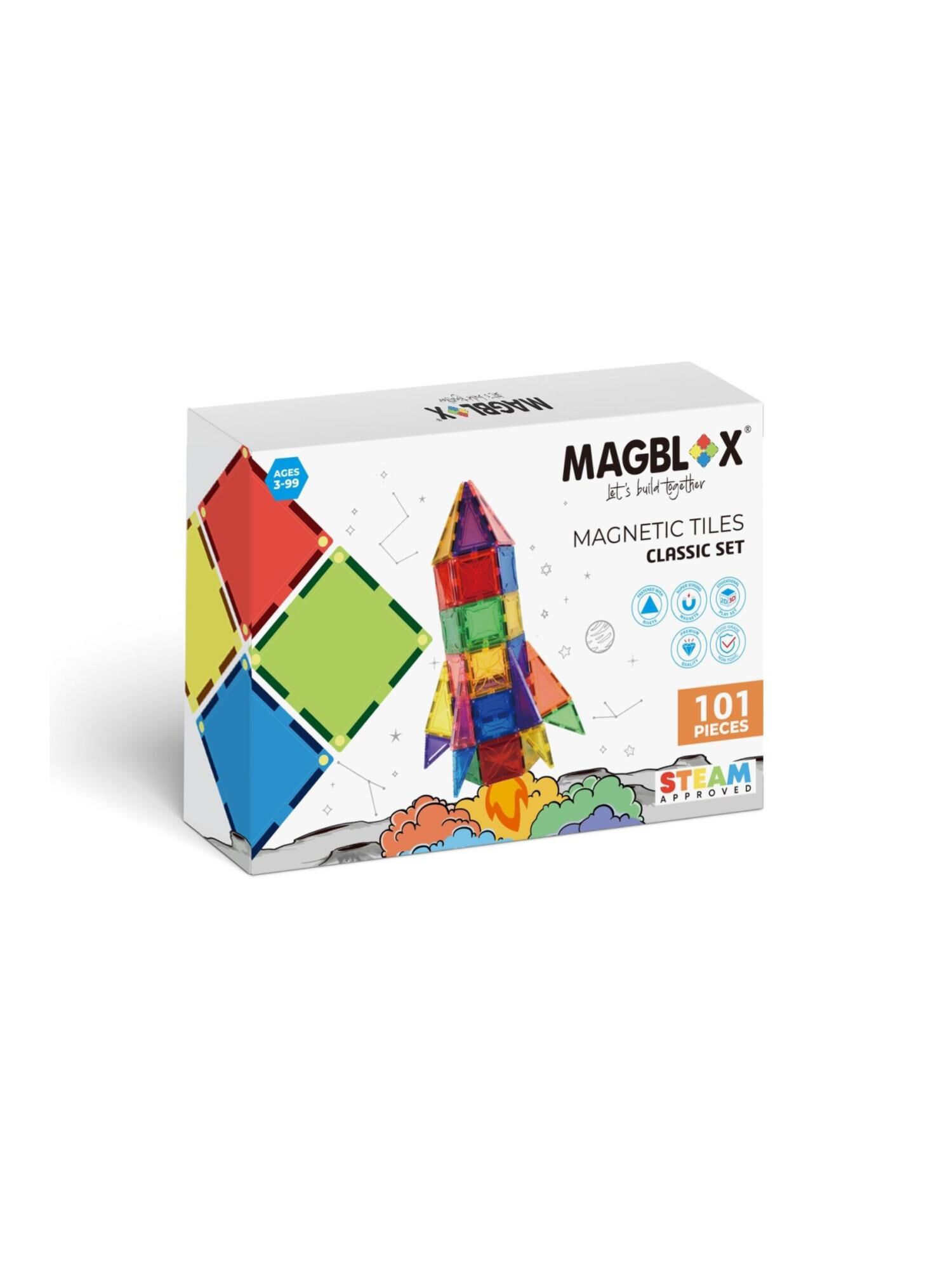 MAGBLOX 美學磁力片繽紛經典組 101pcs