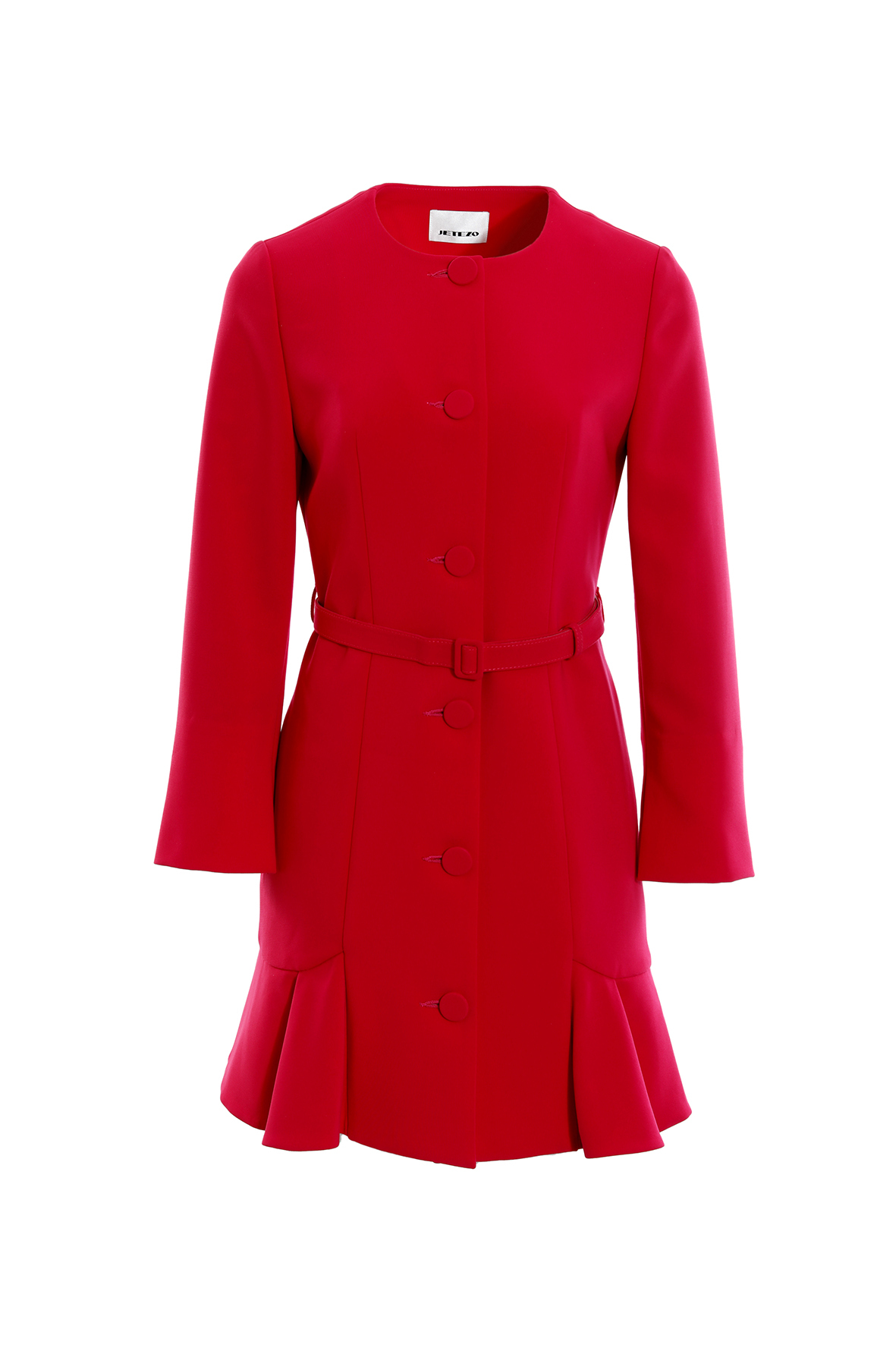 BC15007D1玫瑰山谷襯衫洋裝 (附本布腰帶)