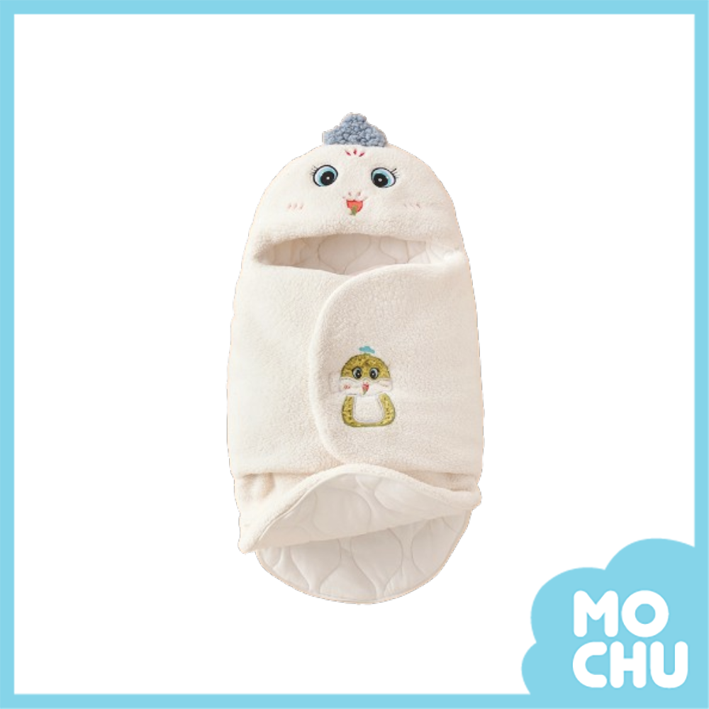 白色小龍加厚包巾