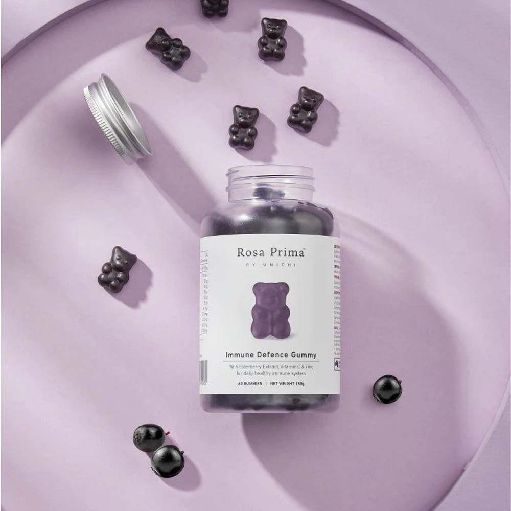 澳洲 Unichi接骨木咀嚼小熊軟糖60粒