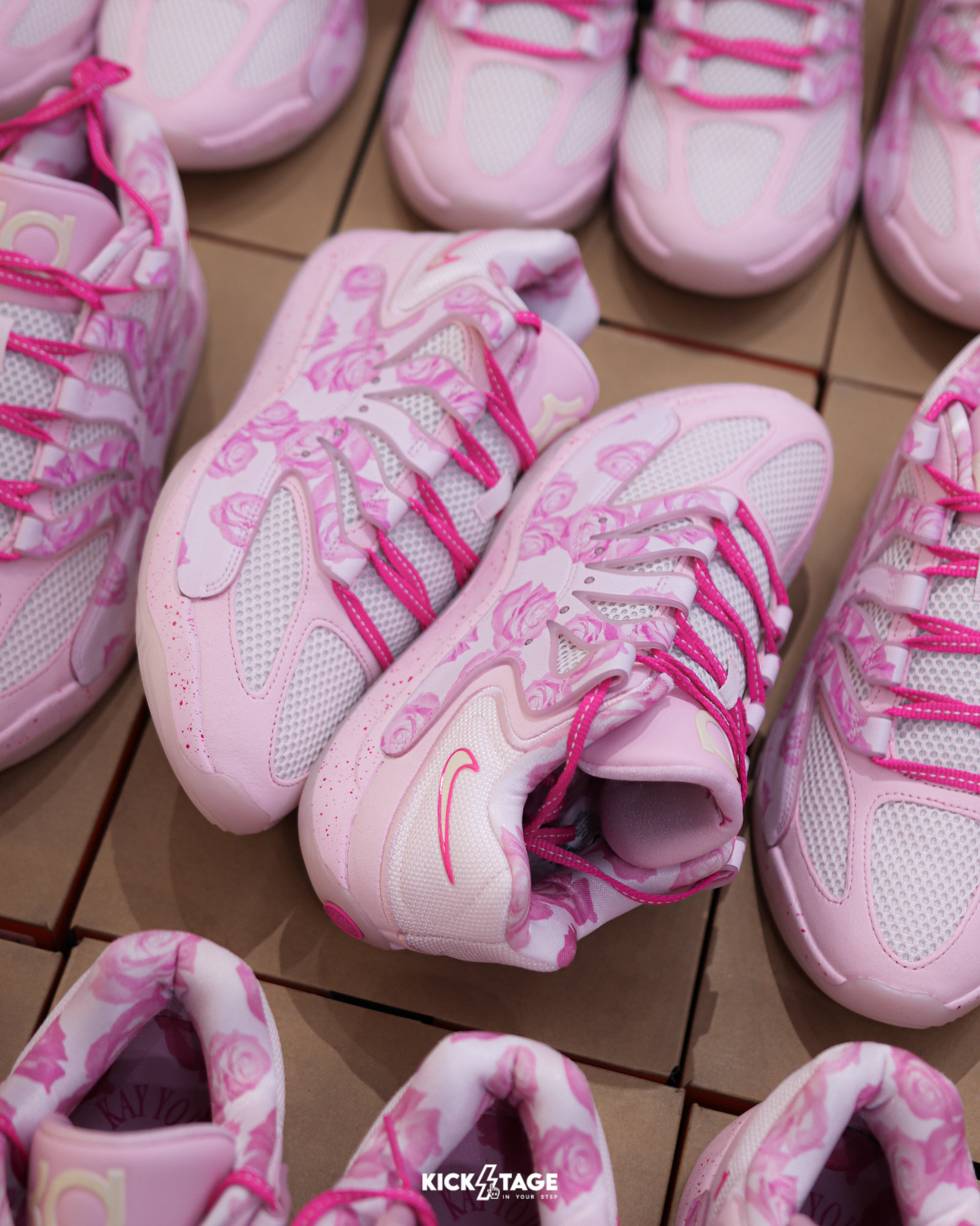 男鞋 NIKE KD18 EP 'Aunt Pearl'  粉紅 乳癌 乳腺癌 配色 玫瑰 薔薇 氣墊 實戰 緩震 透氣 運動鞋【HV1999-600】NIKEKD PINKS