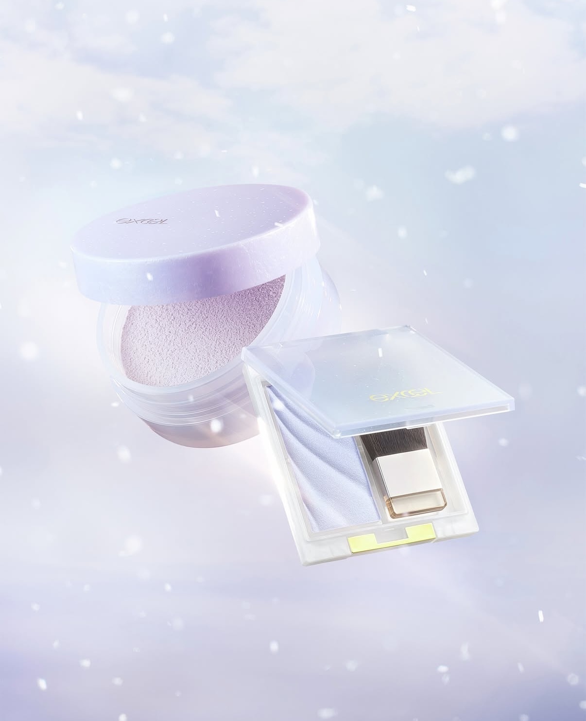 [限定] EXCEL Holiday Limited Color 2025 Extra Rich Serum in Powder EX04 / Draped Shimmer Glow DS04