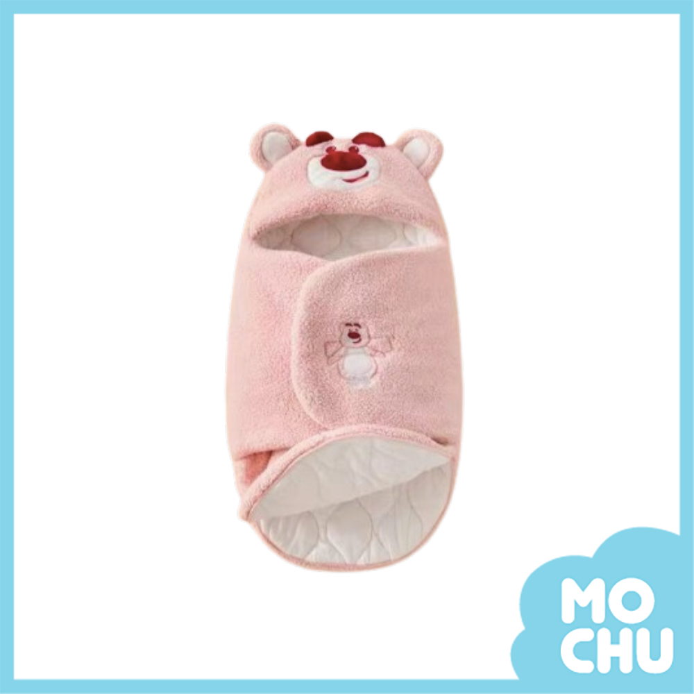 粉紅大鼻熊加厚包巾