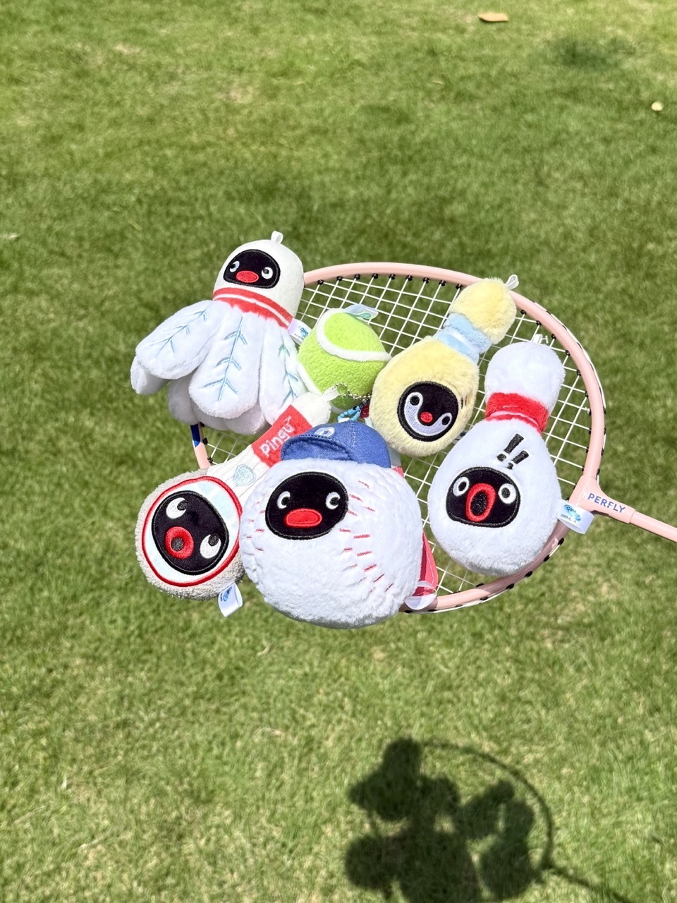 PINGU 企鵝家族 運動系列 羽球 壺鈴 保齡球 網球 拳擊手套 吊飾 鑰匙圈 / 預購