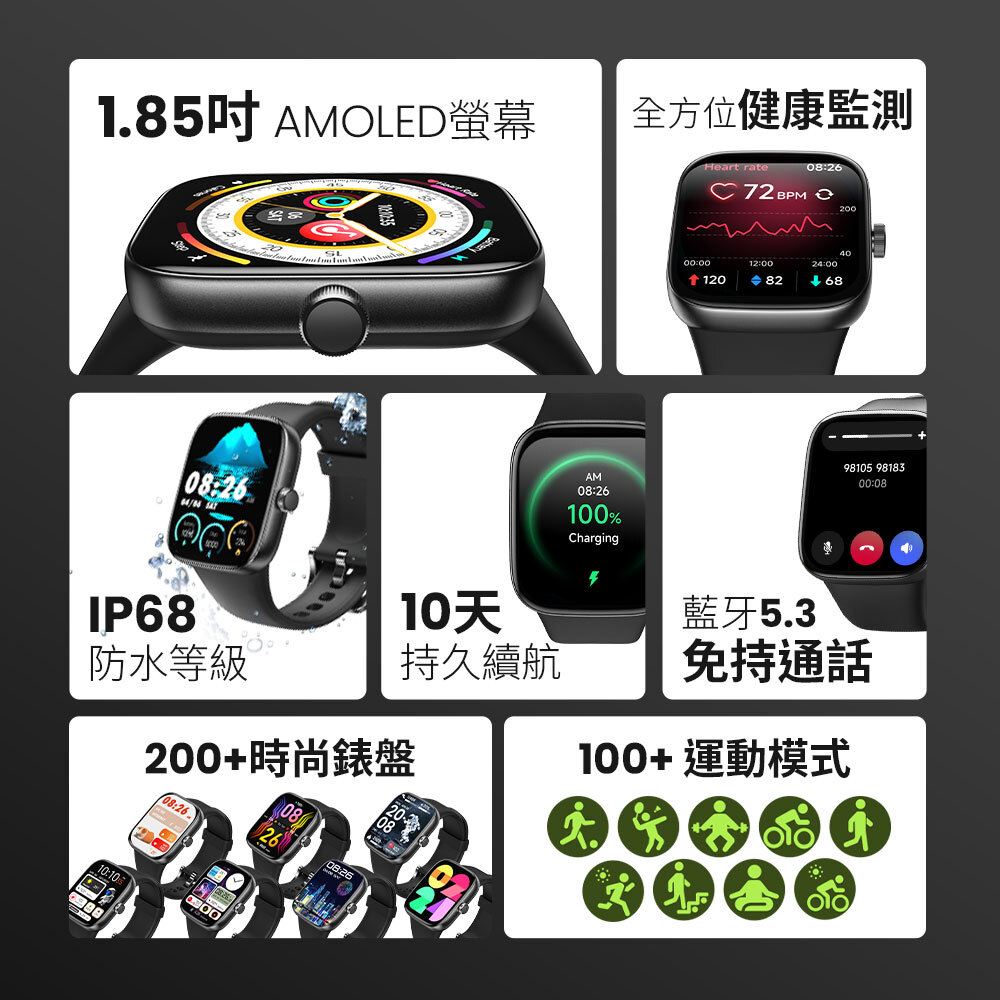 TOZO,tozo,智慧手錶,運動手錶,Amazon,手錶,手錶推薦,S7,s7