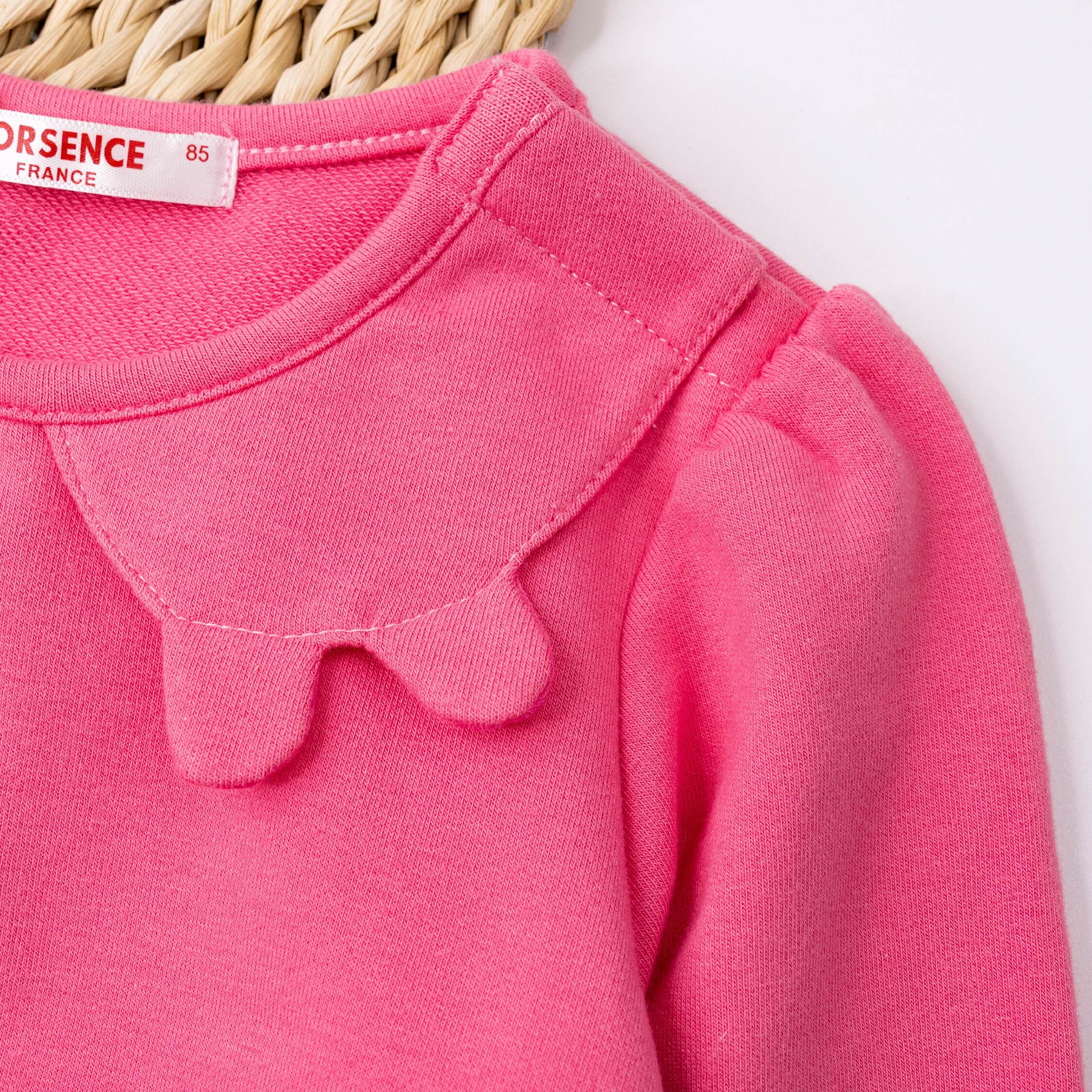 波紳士【22521】質感兔兔布貼造型領設計上衣