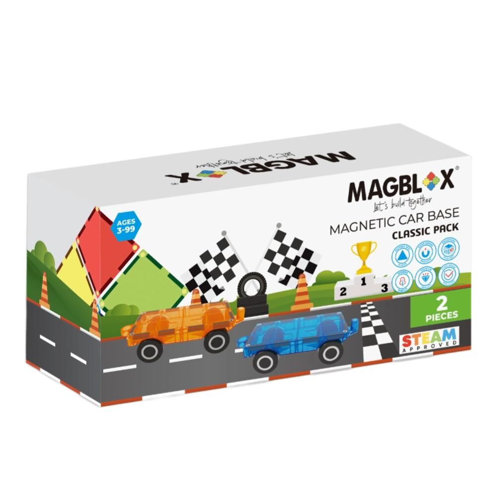 MAGBLOX 美學磁力片 磁力車車 2pcs(多款可選)