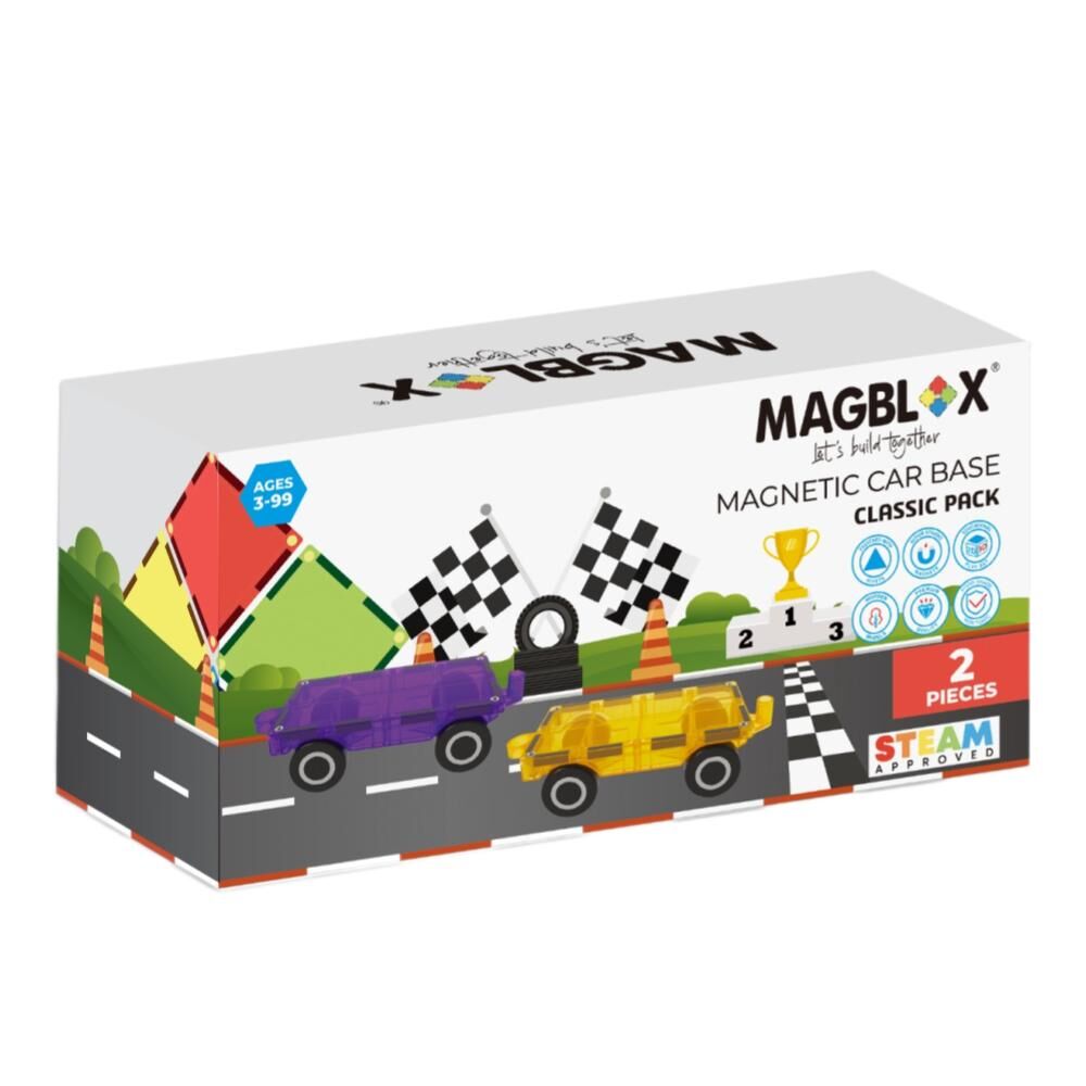 MAGBLOX 美學磁力片 磁力車車 2pcs(多款可選)