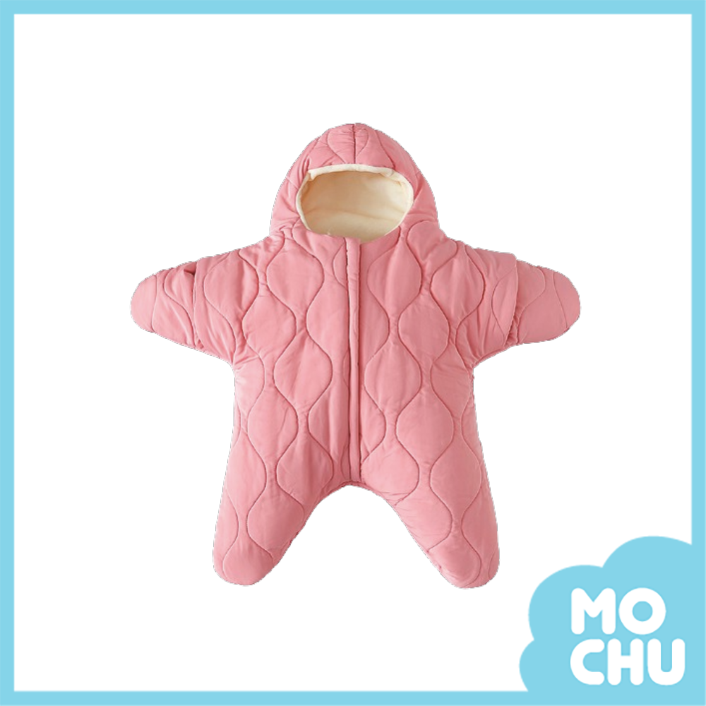 海星星加絨包巾睡袋(四色)