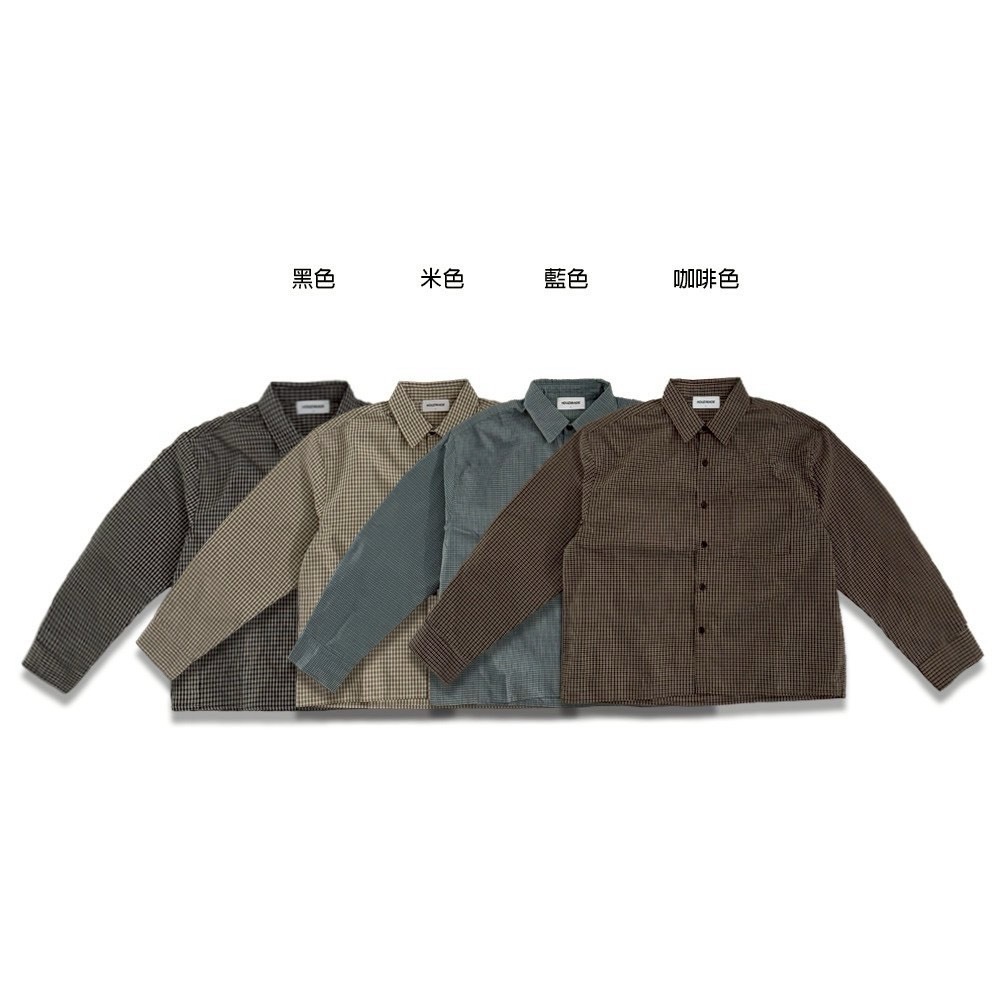 小格紋長襯