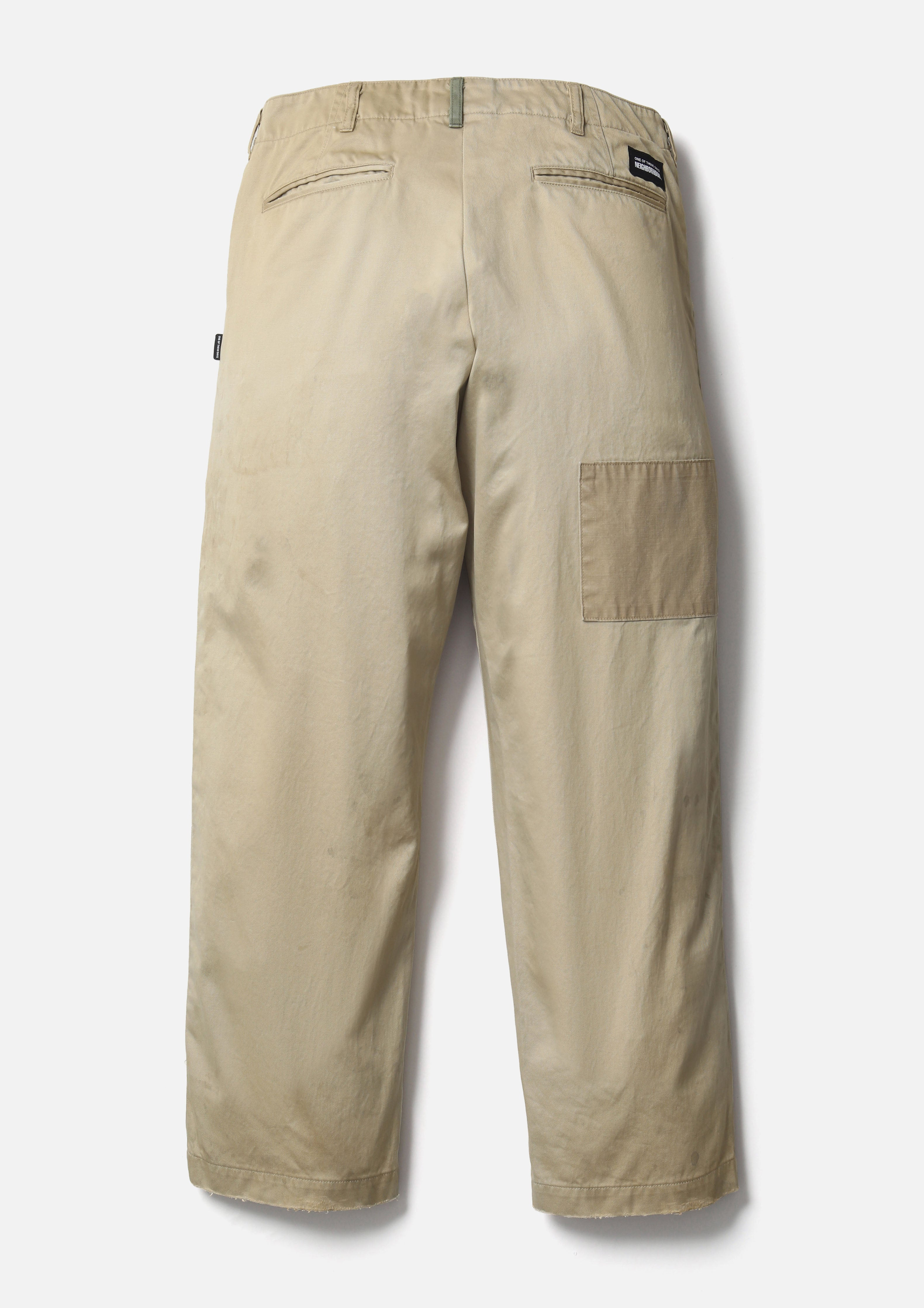 2025AW NEIGHBORHOOD NH X OOTD . SAVAGE CHINO PANTS 聯名 破壞 工作褲 長褲 現貨 252SPODN-PTM02